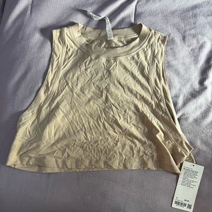 Lululemon all yours crop tank nwt
